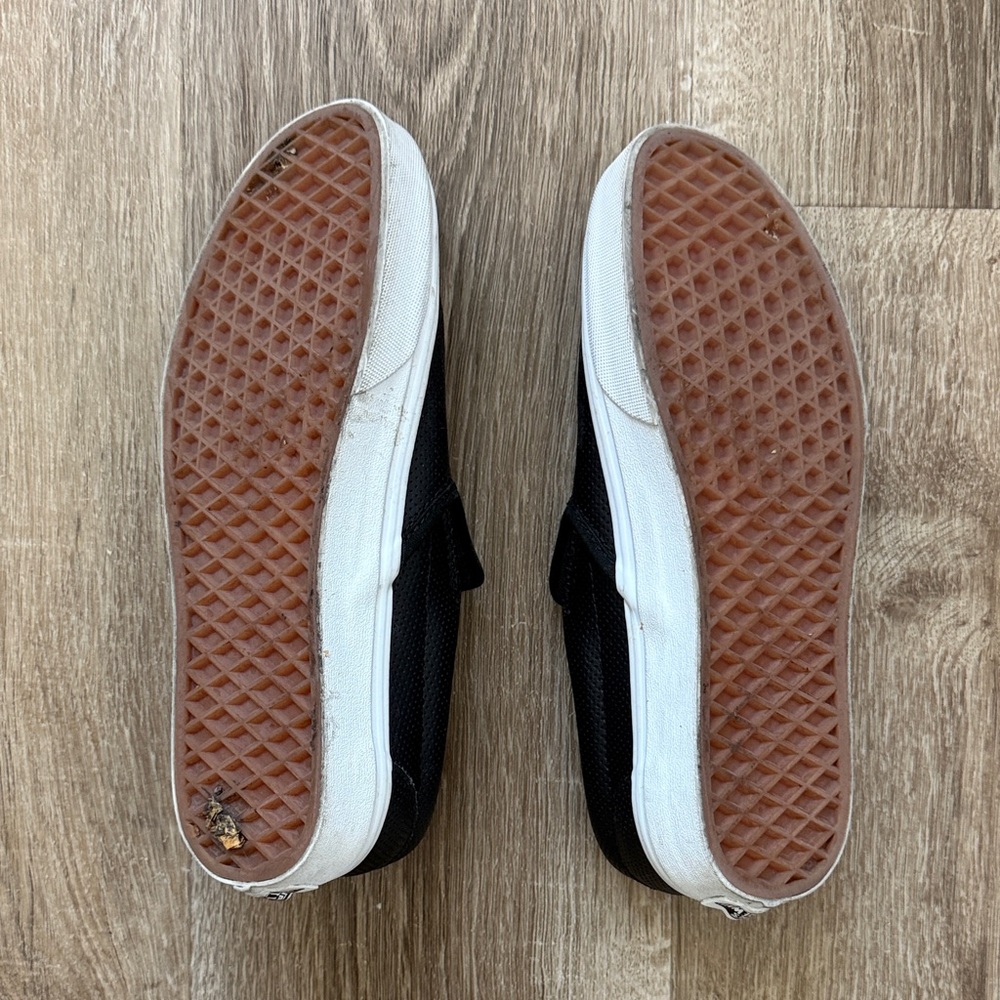 Vans Women’s Black Classic Slip-On Sneakers - Picture 3 of 7